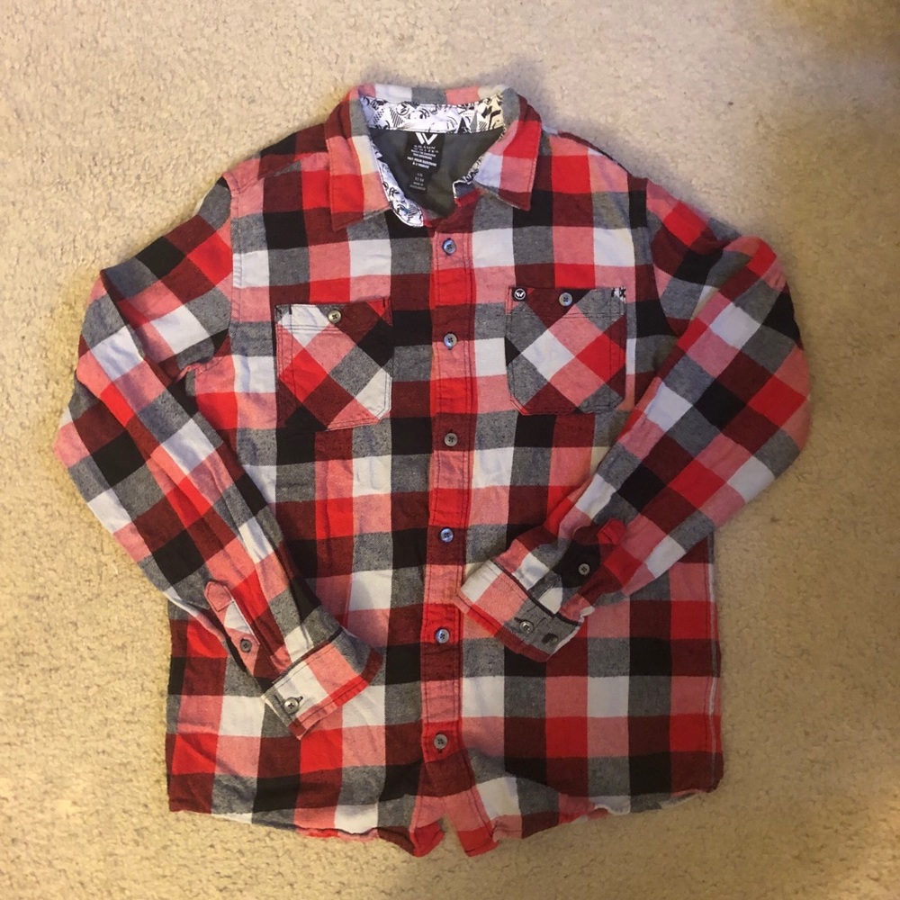 4/$20 Shaun White Boys Flannel